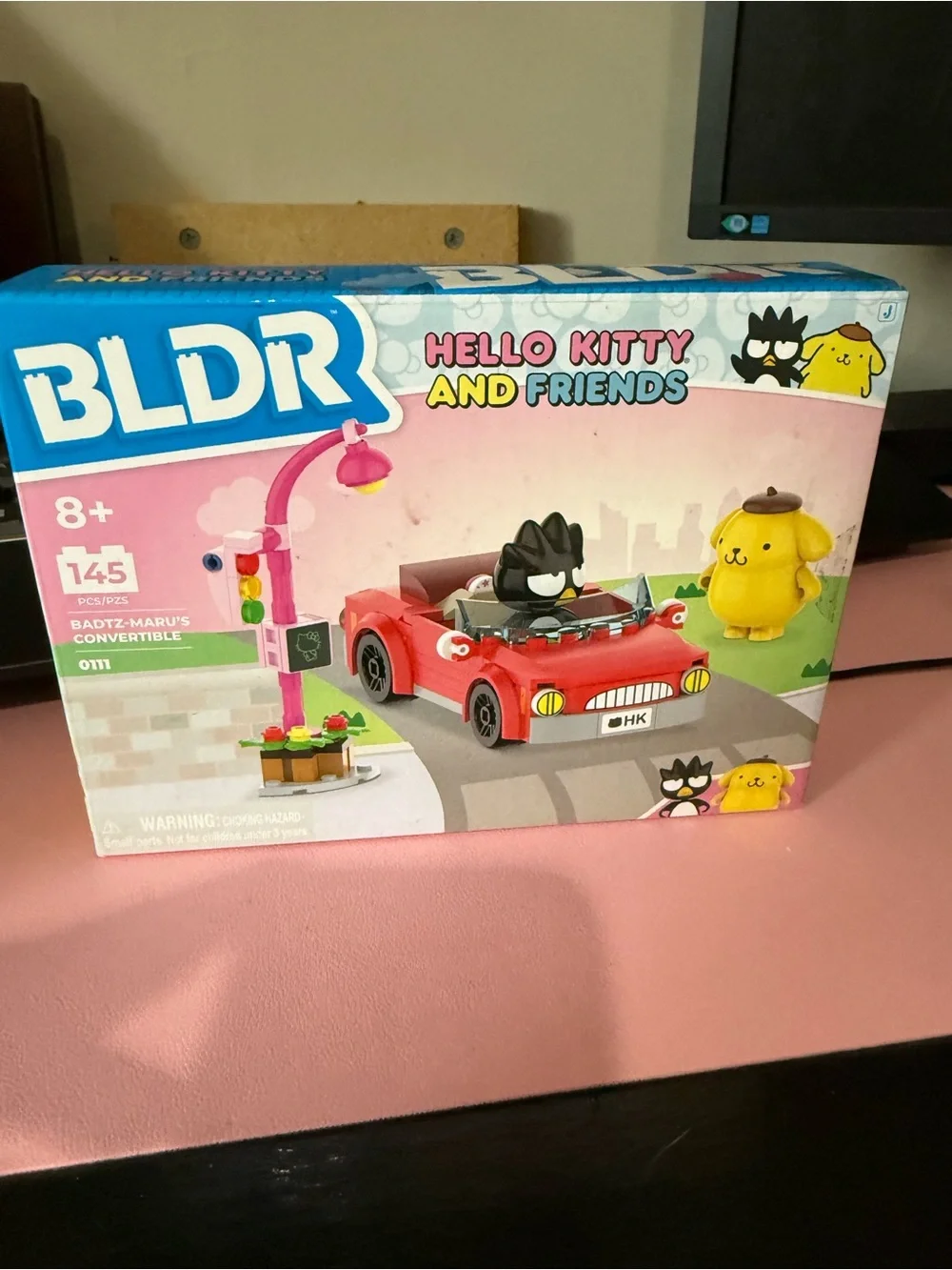 Hello Kitty and Friends Red Convertible BUILDING SET 145 piece set